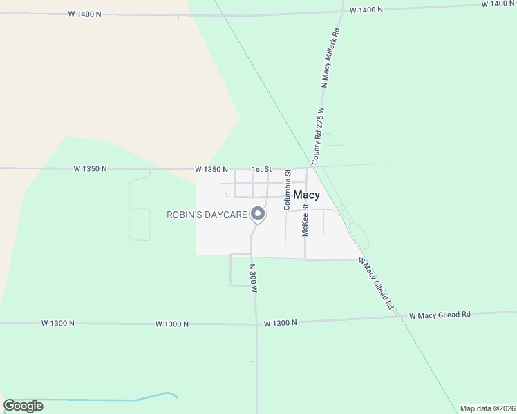 map of restaurants, bars, coffee shops, grocery stores, and more near 105 West Commerce Street in Macy