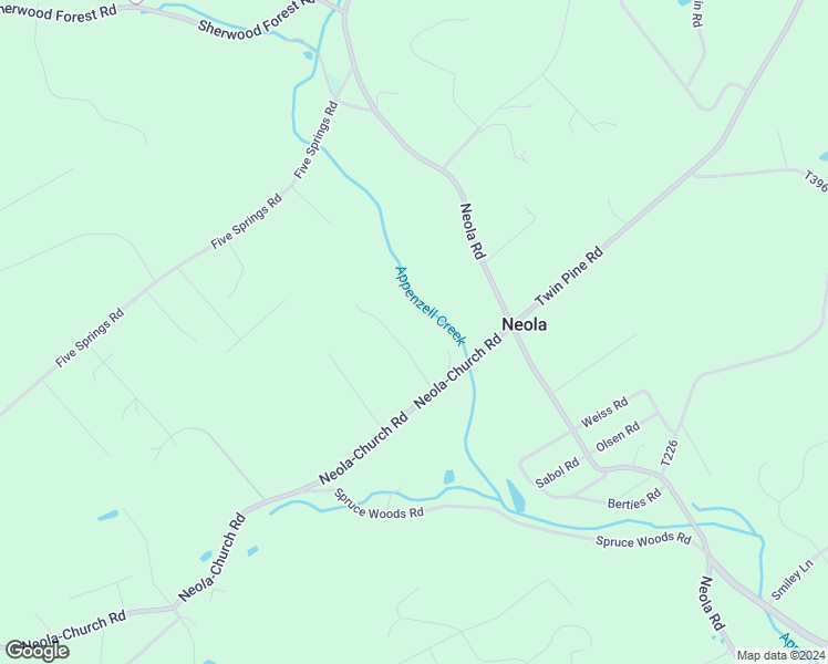 map of restaurants, bars, coffee shops, grocery stores, and more near Redwood Lane in Stroudsburg