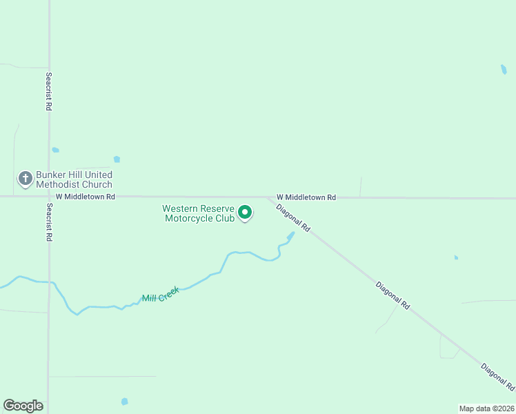 map of restaurants, bars, coffee shops, grocery stores, and more near 14355 West Middletown Road in Salem