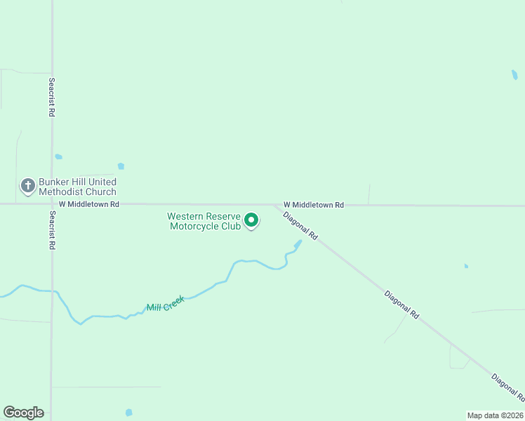 map of restaurants, bars, coffee shops, grocery stores, and more near 14355 West Middletown Road in Salem