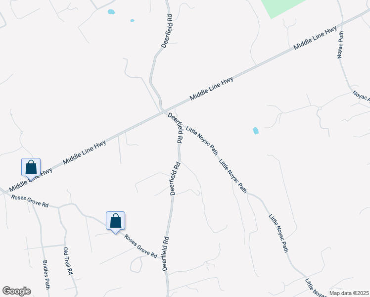 map of restaurants, bars, coffee shops, grocery stores, and more near 1959 Deerfield Road in Water Mill