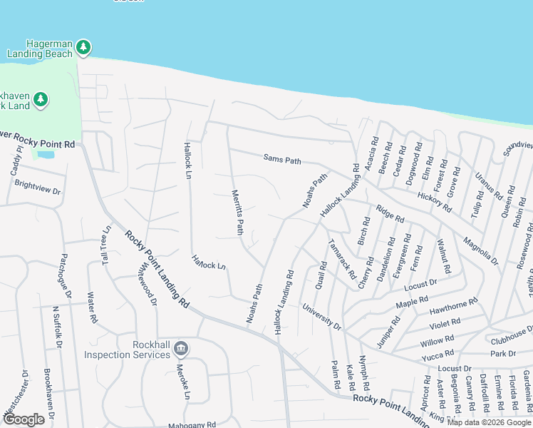 map of restaurants, bars, coffee shops, grocery stores, and more near 40 Noahs Path in Rocky Point