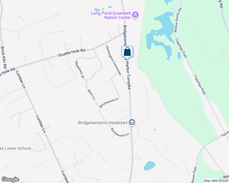 map of restaurants, bars, coffee shops, grocery stores, and more near 23 Wendy Lane in Bridgehampton