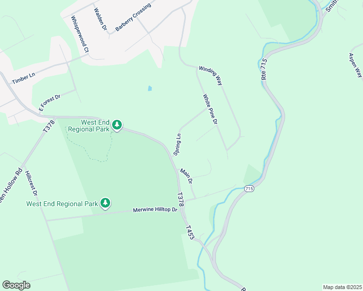 map of restaurants, bars, coffee shops, grocery stores, and more near 2516 Spring Lane in Saylorsburg