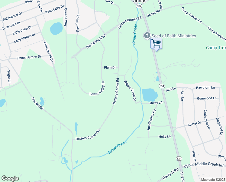 map of restaurants, bars, coffee shops, grocery stores, and more near 659 Dotters Corner Road in Kunkletown