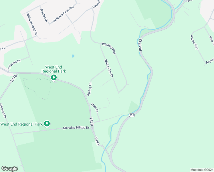 map of restaurants, bars, coffee shops, grocery stores, and more near 2215 Foothill Court in Saylorsburg