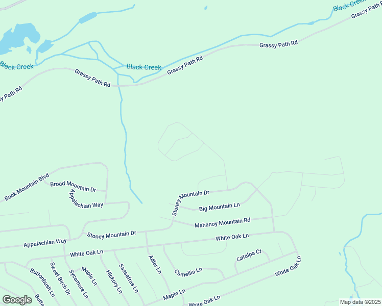 map of restaurants, bars, coffee shops, grocery stores, and more near Line Mountain Road in Luzerne County