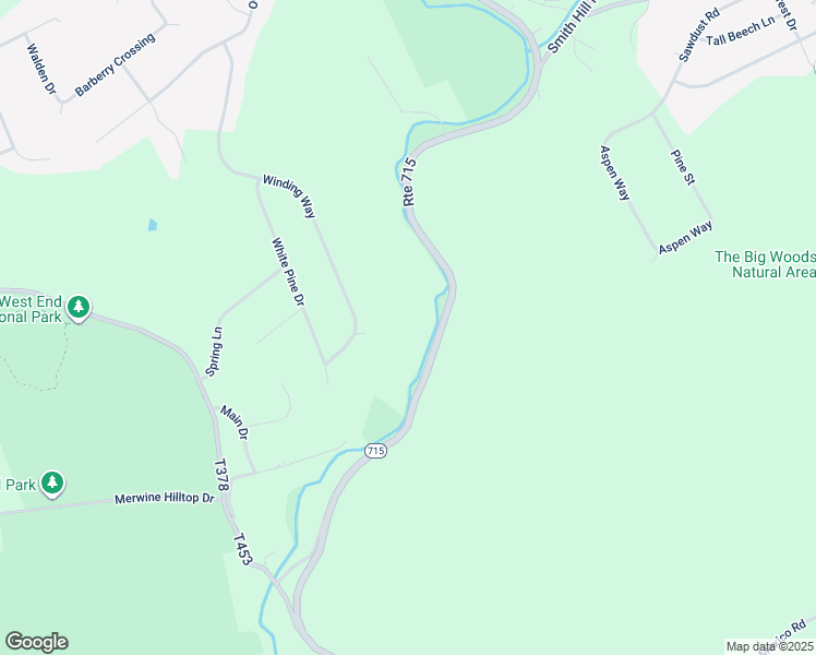 map of restaurants, bars, coffee shops, grocery stores, and more near 681 Pennsylvania 715 in Stroudsburg