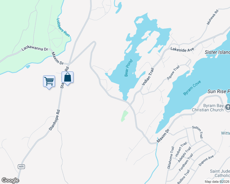 map of restaurants, bars, coffee shops, grocery stores, and more near 447 Maxim Drive in Andover