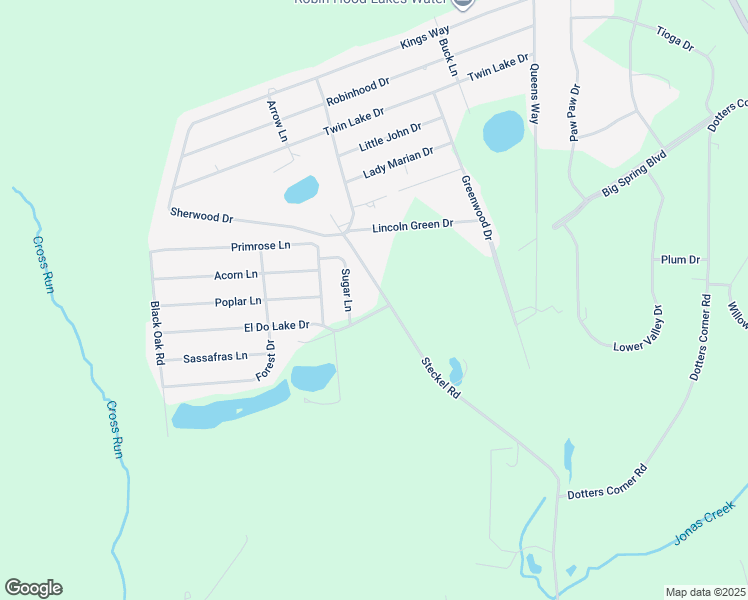 map of restaurants, bars, coffee shops, grocery stores, and more near 106 El Do Lake Drive in Kunkletown