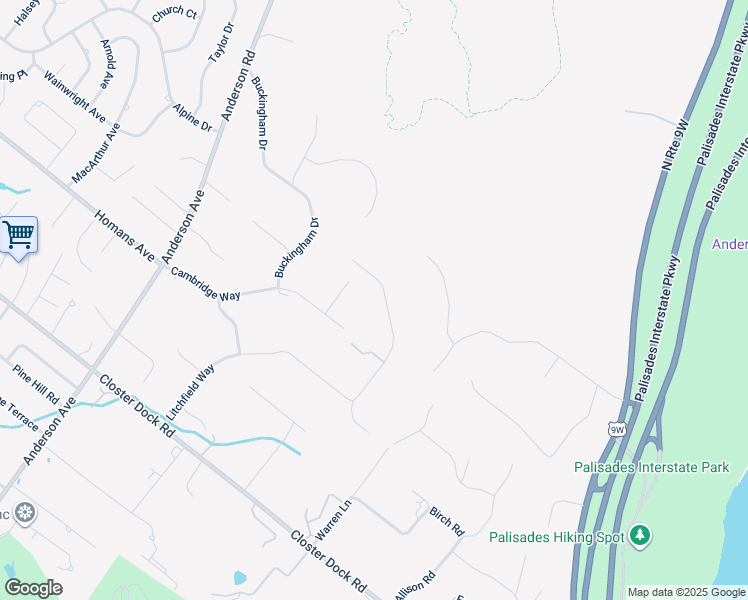 map of restaurants, bars, coffee shops, grocery stores, and more near 31 Marie Major Drive in Alpine