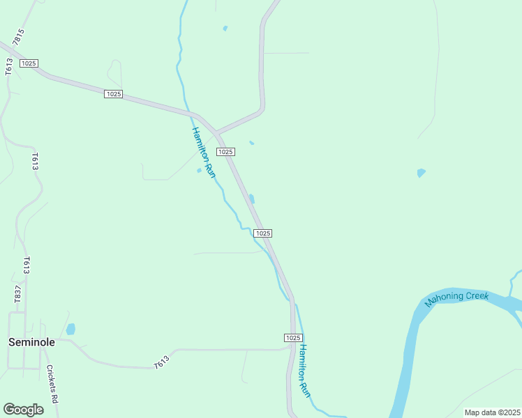 map of restaurants, bars, coffee shops, grocery stores, and more near 1334 State Route 1025 in New Bethlehem