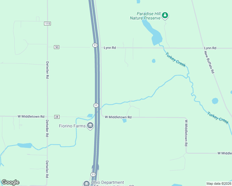 map of restaurants, bars, coffee shops, grocery stores, and more near 1016 Lincoln Road in Canfield