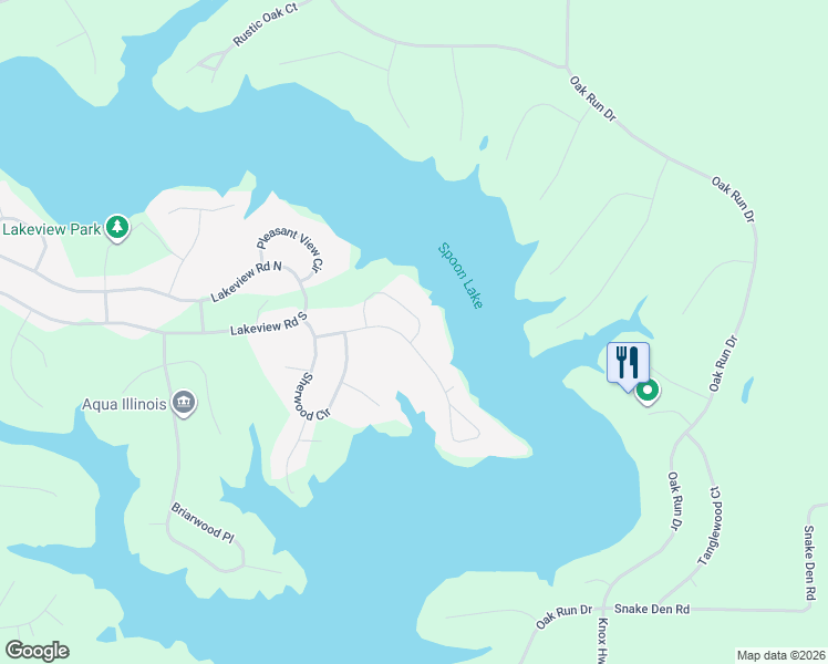 map of restaurants, bars, coffee shops, grocery stores, and more near 300-498 Knollridge Circle in Dahinda