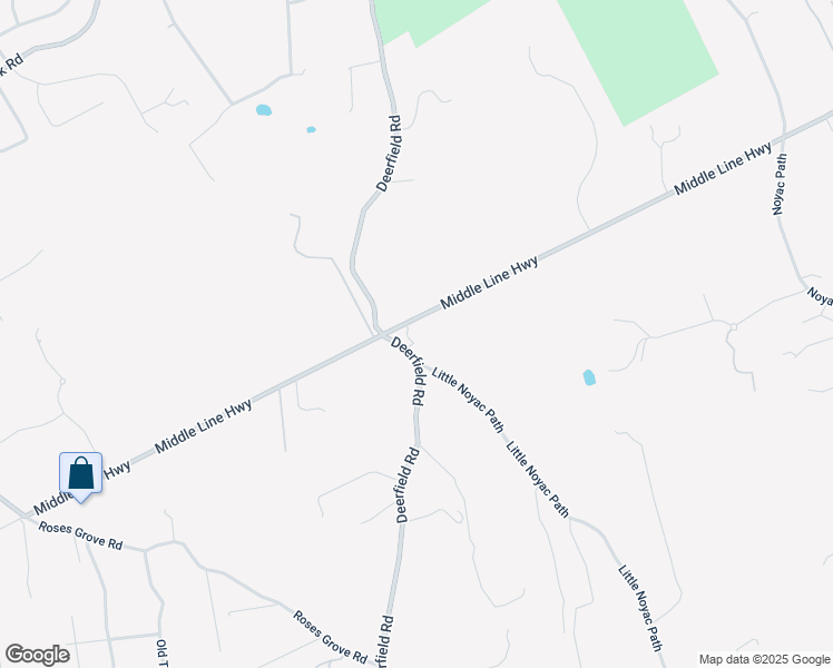 map of restaurants, bars, coffee shops, grocery stores, and more near 1999 Deerfield Road in Water Mill