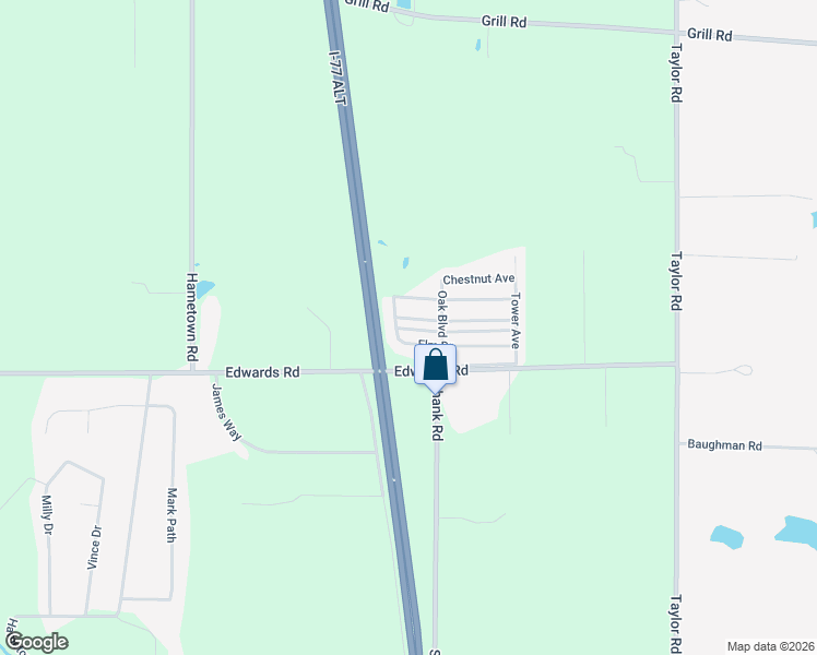 map of restaurants, bars, coffee shops, grocery stores, and more near Beachwood Avenue in Doylestown