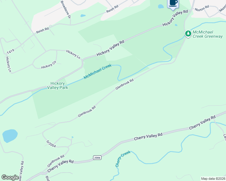 map of restaurants, bars, coffee shops, grocery stores, and more near State Route 2004 in Stroudsburg