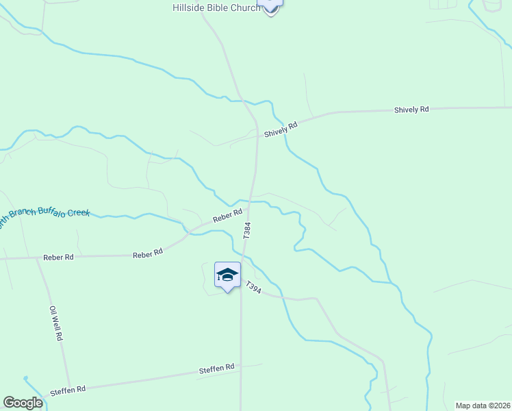map of restaurants, bars, coffee shops, grocery stores, and more near 1075 Centennial Road in Mifflinburg