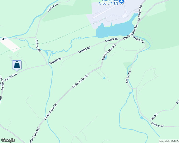 map of restaurants, bars, coffee shops, grocery stores, and more near 136A Cedar Lake Road in Blairstown