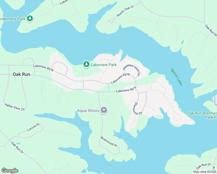 map of restaurants, bars, coffee shops, grocery stores, and more near Sunset Lane in Oak Run