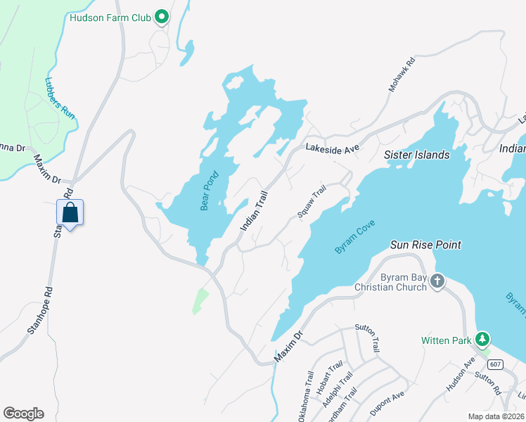map of restaurants, bars, coffee shops, grocery stores, and more near 43 Indian Trail in Green Township
