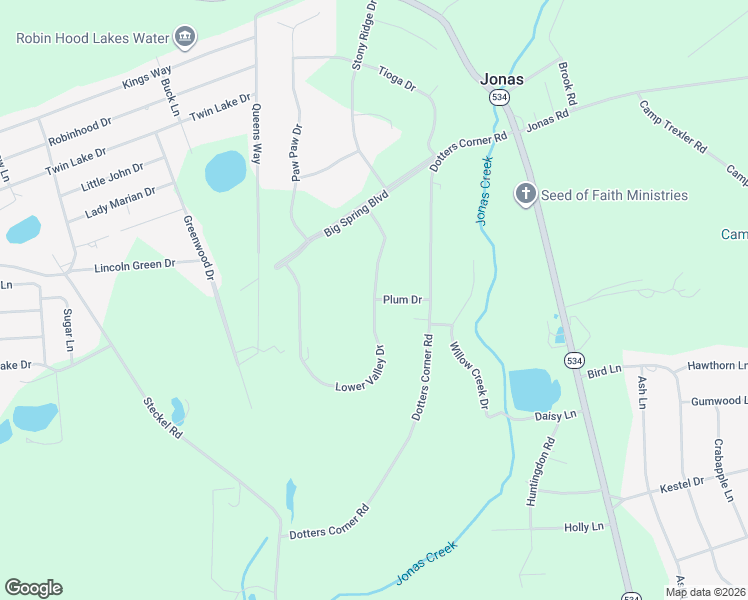 map of restaurants, bars, coffee shops, grocery stores, and more near Plum Drive in Kunkletown
