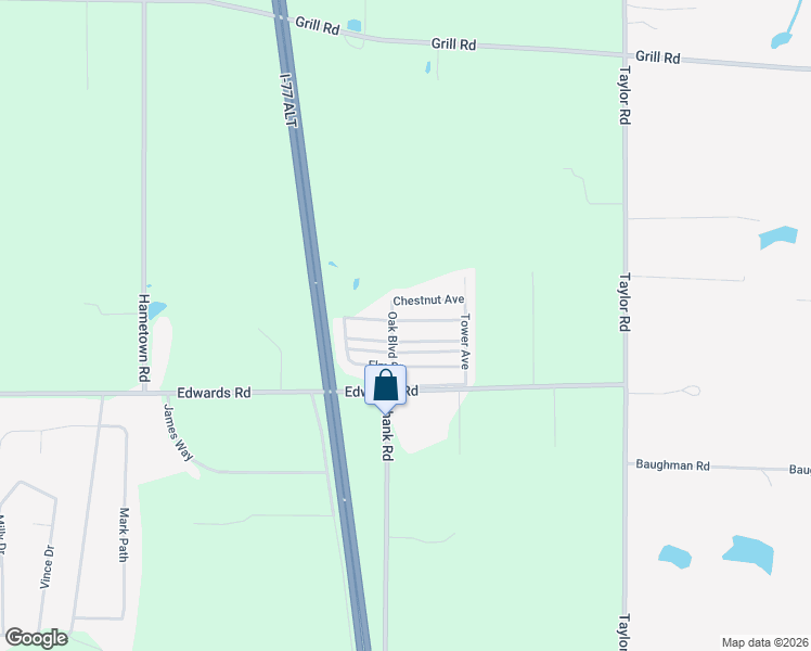 map of restaurants, bars, coffee shops, grocery stores, and more near 18592 Edwards Road in Doylestown