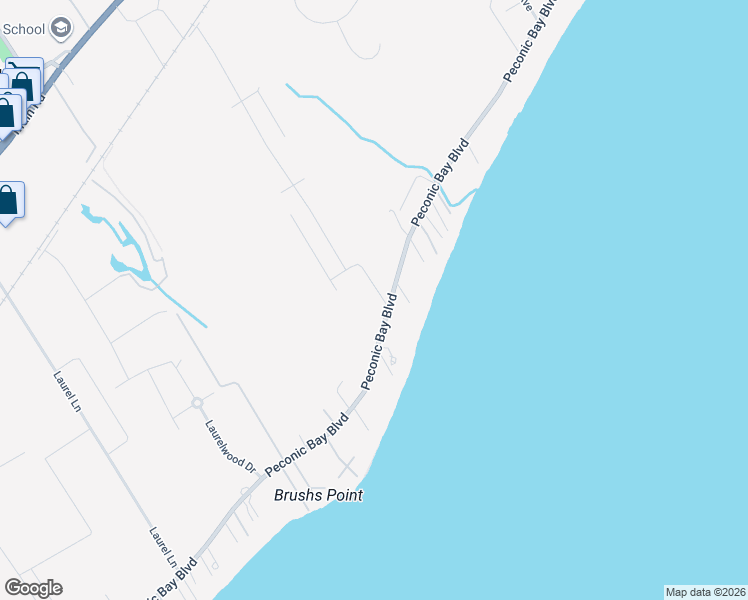 map of restaurants, bars, coffee shops, grocery stores, and more near 825 Delmar Drive in Laurel