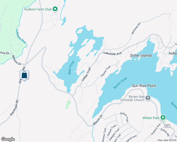 map of restaurants, bars, coffee shops, grocery stores, and more near 43 Indian Trail in Green Township