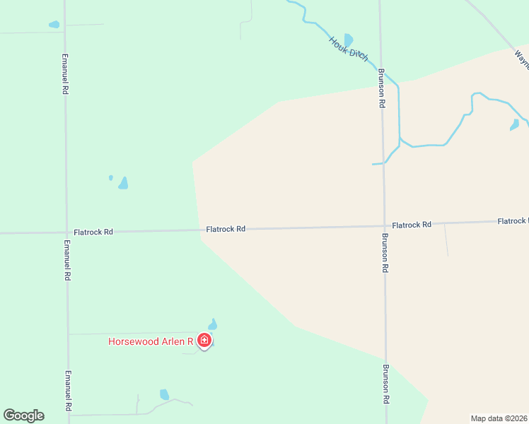 map of restaurants, bars, coffee shops, grocery stores, and more near 8629 Flatrock Road in Hoagland