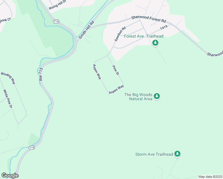 map of restaurants, bars, coffee shops, grocery stores, and more near 2771 Aspen Way in Saylorsburg