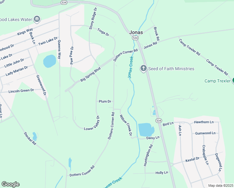 map of restaurants, bars, coffee shops, grocery stores, and more near 708 Dotters Corner Road in Kunkletown