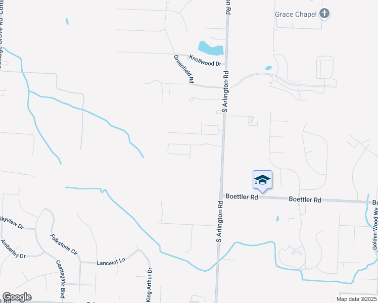 map of restaurants, bars, coffee shops, grocery stores, and more near 3946 South Arlington Road in Uniontown