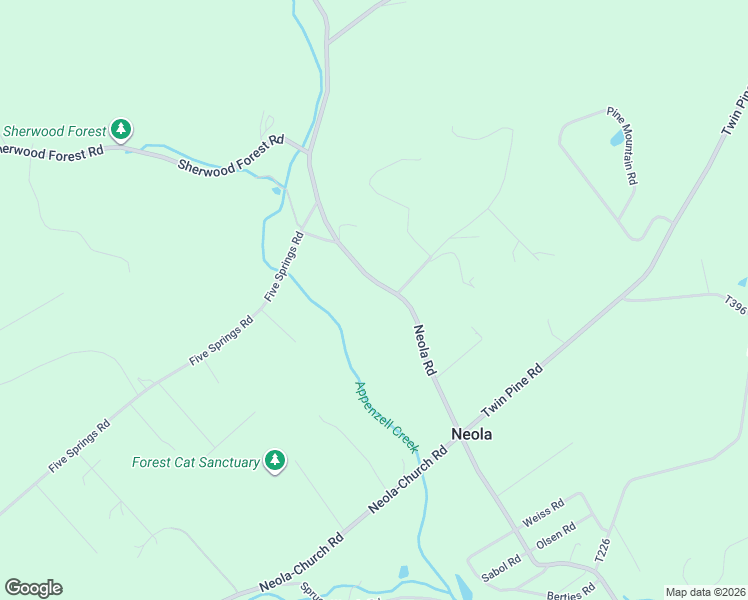 map of restaurants, bars, coffee shops, grocery stores, and more near 753 Neola Road in Stroudsburg