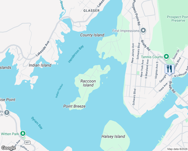map of restaurants, bars, coffee shops, grocery stores, and more near 4 Sylvan Way in Jefferson