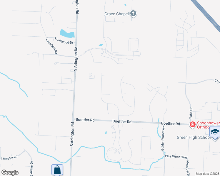 map of restaurants, bars, coffee shops, grocery stores, and more near 962 Montford Circle in Uniontown