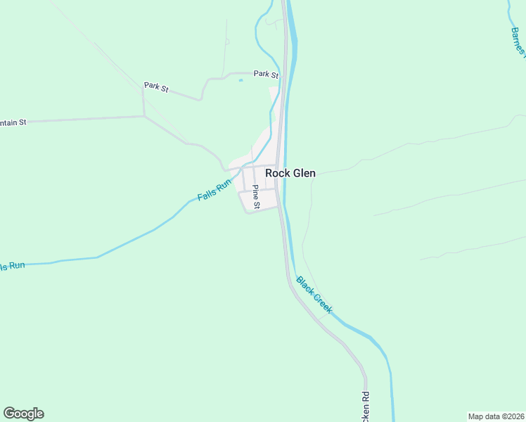 map of restaurants, bars, coffee shops, grocery stores, and more near Pine Street in Bloomsburg