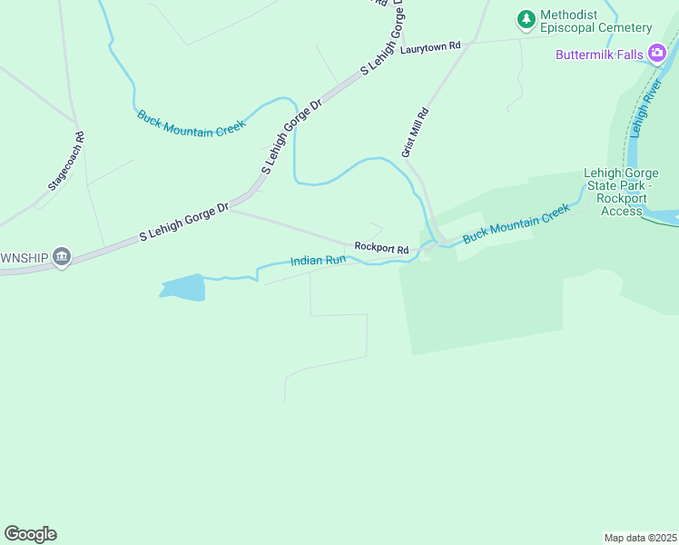 map of restaurants, bars, coffee shops, grocery stores, and more near 133 Indian Run Road in Weatherly