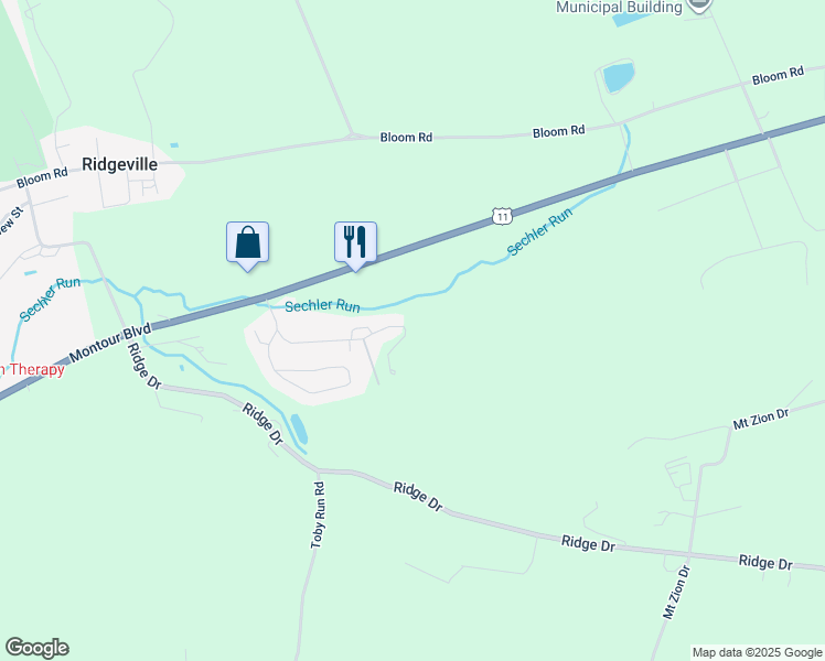 map of restaurants, bars, coffee shops, grocery stores, and more near 355 Pepper Hills Drive in Danville