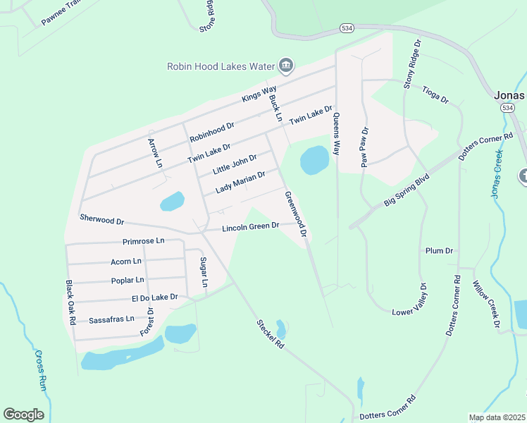 map of restaurants, bars, coffee shops, grocery stores, and more near 8518 Lincoln Green Drive in Kunkletown