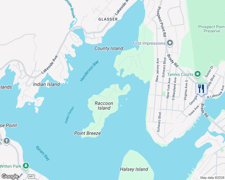 map of restaurants, bars, coffee shops, grocery stores, and more near 4 Sylvan Way in Jefferson