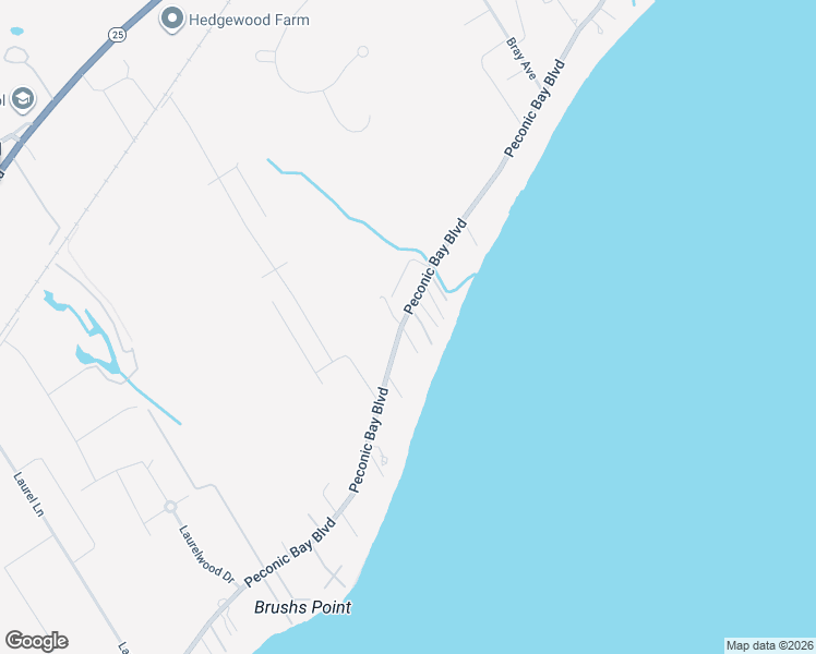 map of restaurants, bars, coffee shops, grocery stores, and more near 4718 Peconic Bay Boulevard in Laurel