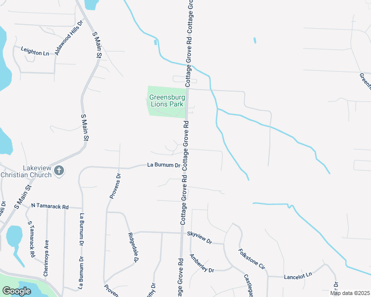 map of restaurants, bars, coffee shops, grocery stores, and more near 4324 Cottage Grove Road in Uniontown