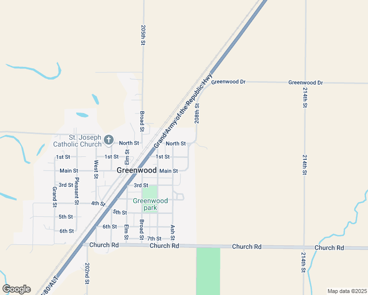 map of restaurants, bars, coffee shops, grocery stores, and more near 846 North Street in Greenwood