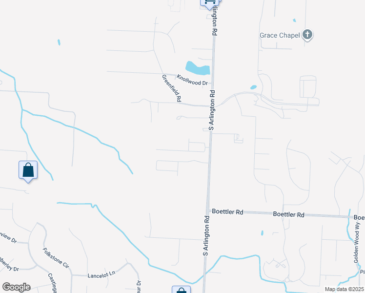 map of restaurants, bars, coffee shops, grocery stores, and more near 3916 South Arlington Road in Uniontown