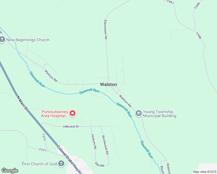 map of restaurants, bars, coffee shops, grocery stores, and more near 1869 Walston Road in Walston