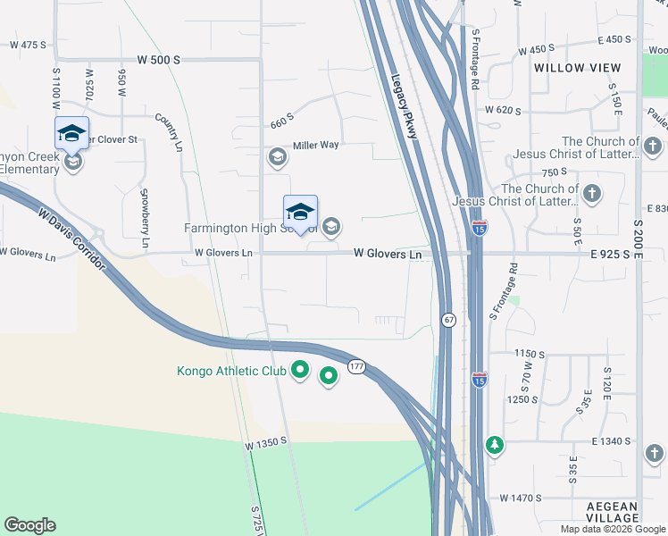 map of restaurants, bars, coffee shops, grocery stores, and more near 963 475 West in Farmington