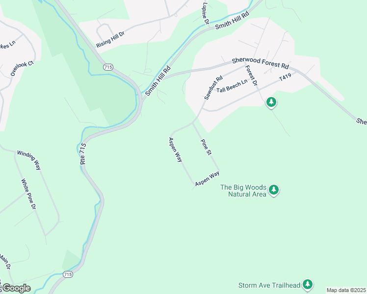 map of restaurants, bars, coffee shops, grocery stores, and more near 2737 Aspen Way in Saylorsburg