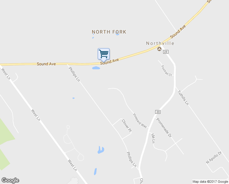 map of restaurants, bars, coffee shops, grocery stores, and more near 165 Vineyard Way in Aquebogue