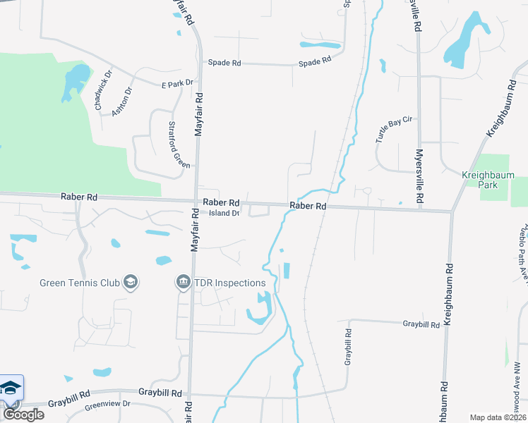 map of restaurants, bars, coffee shops, grocery stores, and more near 2514 Raber Road in Uniontown